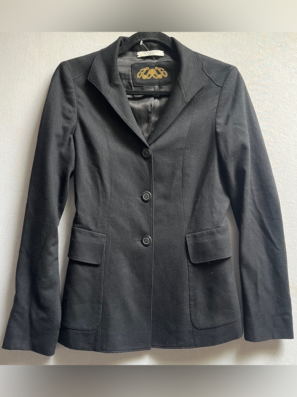 Luciano Barbera Wool Cashmere Tailored Blazer Size S